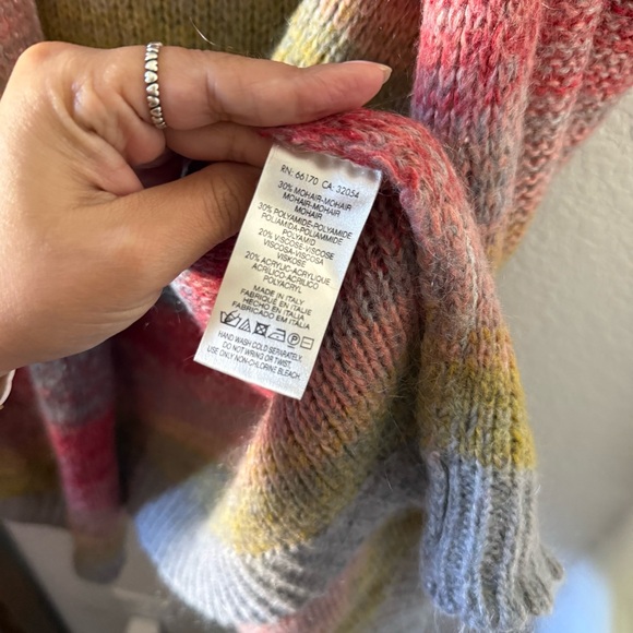 Anthropologie Moth Rinda Mohair blend sweater vest cardigan duster. - Picture 4 of 5